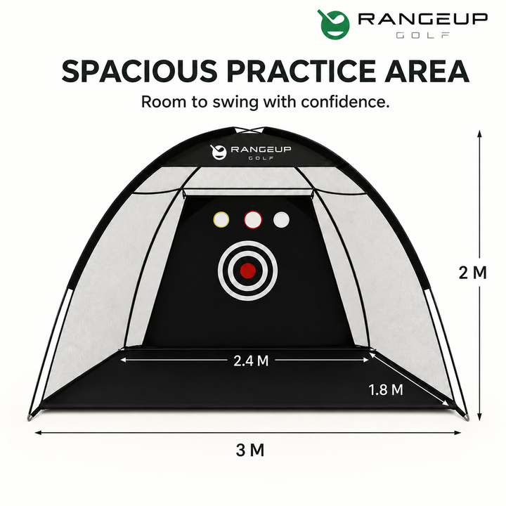 RangeUp 3 m Golf Practice Net