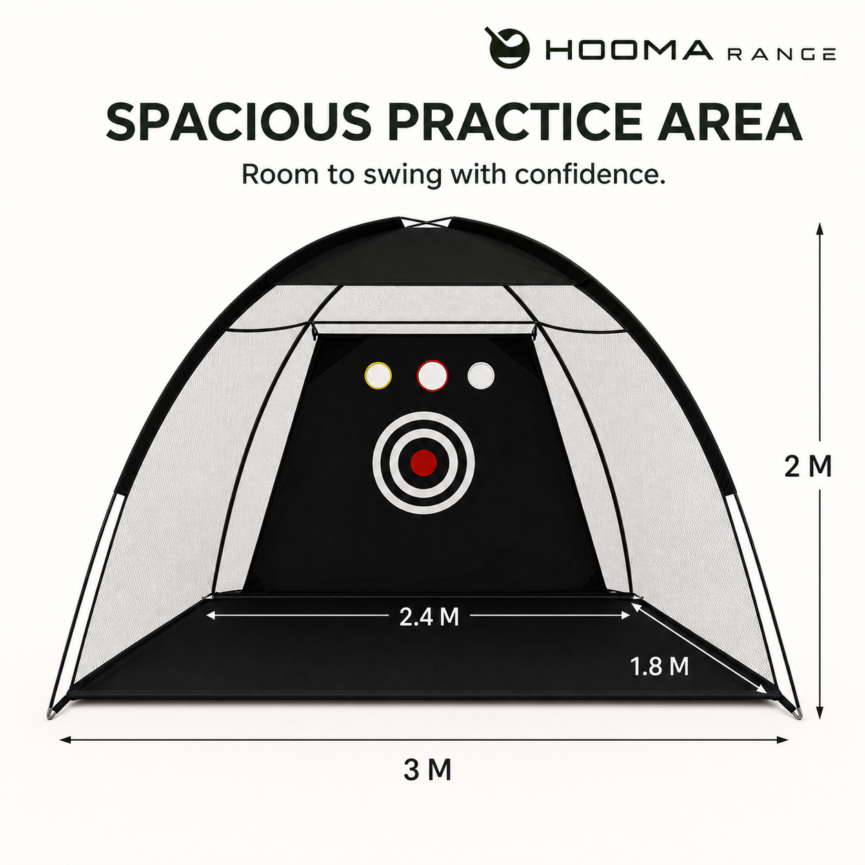 HOOMA RANGE 3 m Golf Practice Net