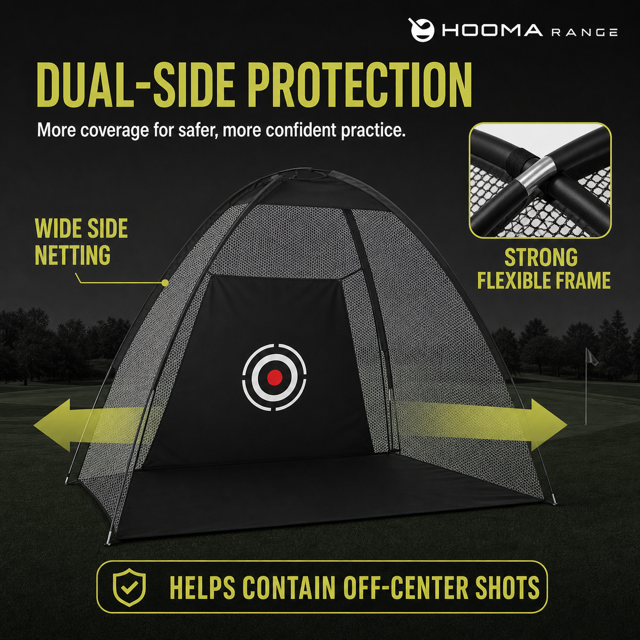 HOOMA RANGE 3 m Golf Practice Net