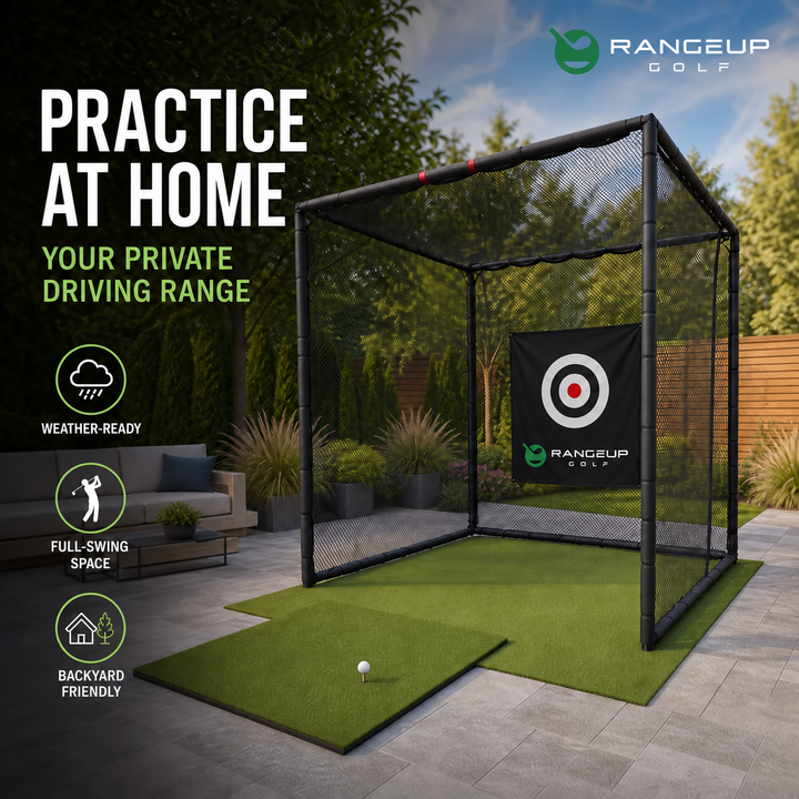 RangeUp Golf Practice Cage – 3 × 3 × 3 m
