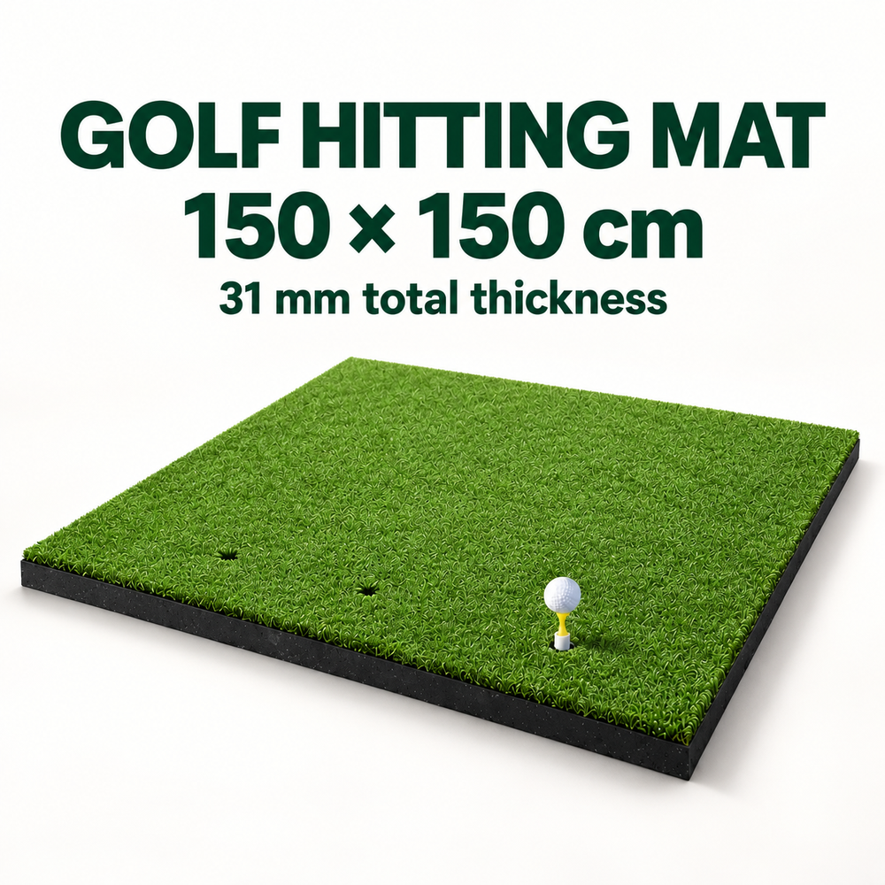 RangeUp Golf Hitting Mat – 150 × 150 cm